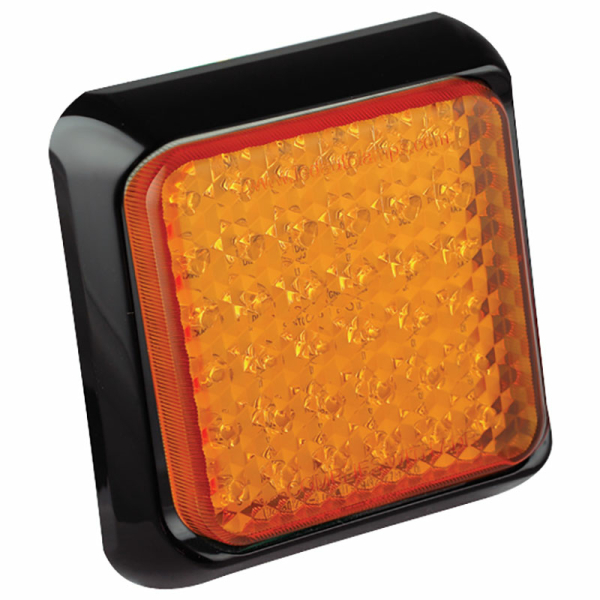 Οπίσθιος φανός LED πορτοκαλί 120x120mm - 840001  - Filosafe