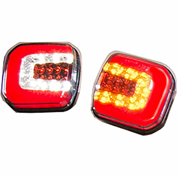 Οπίσθιος φανός LED Πορείας-Stop-Όπισθεν - 108X108 mm - 811091  - Filosafe