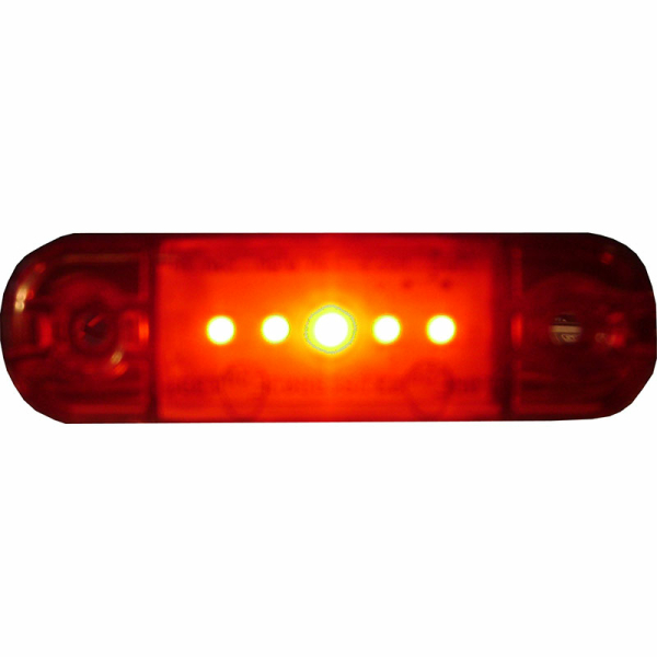 Φανός όγκου LED κόκκινος 84Χ24mm - 817123  - Filosafe