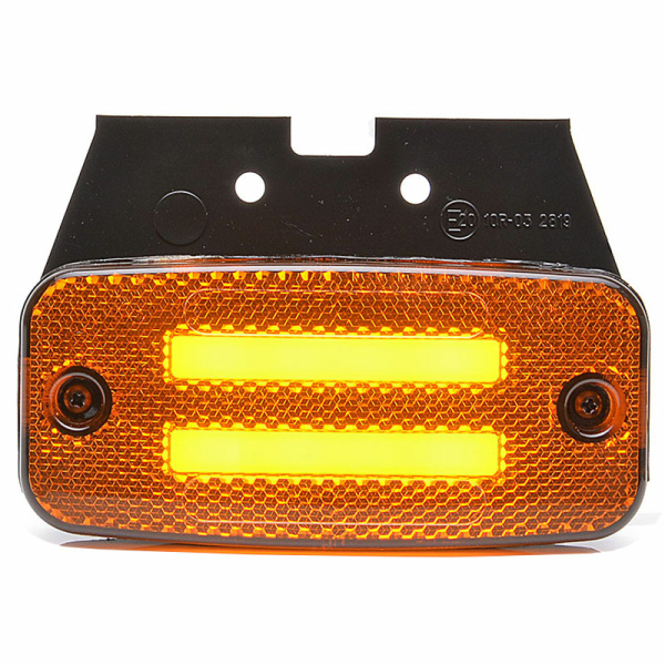 Φανός όγκου πορτοκαλί LED 114X50 mm 2 Neon γραμμές - 811138  - Filosafe