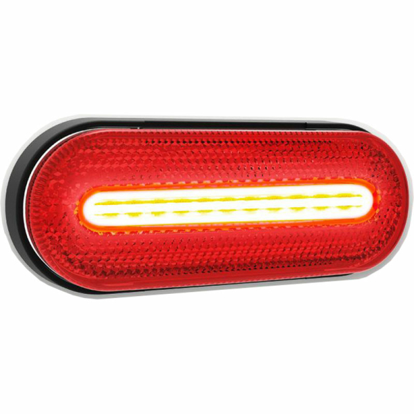 Φανός όγκου LED κόκκινος 125X50 mm - 820703  - Filosafe